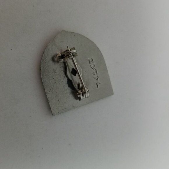 Vintage 200 Bowling Enamel Pin, Made in Japel Brooch, Estate - Picture 3 of 5